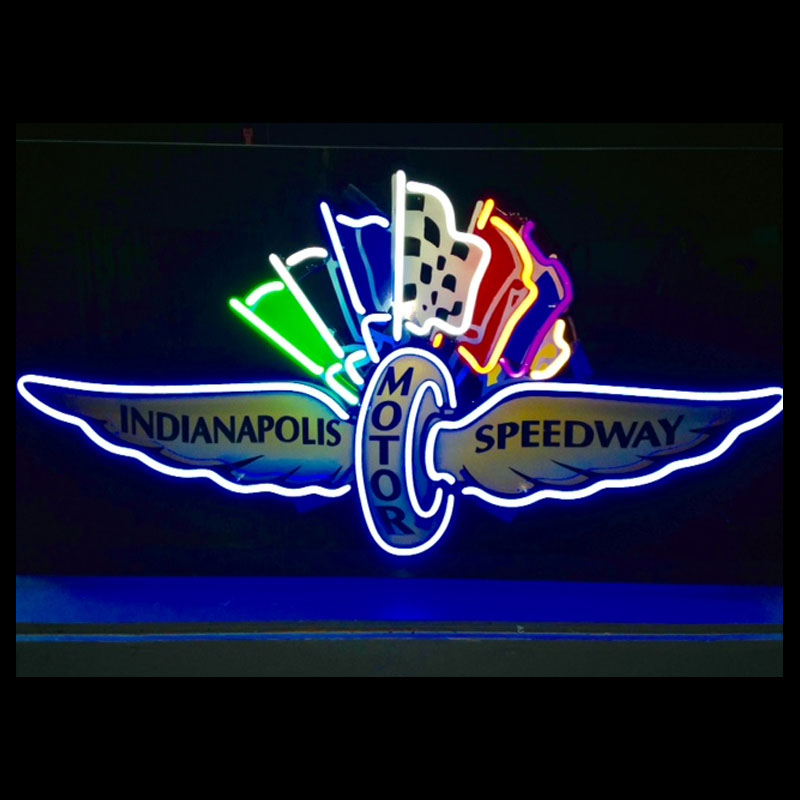 Commercial Printing Icon - Neonowy szyld dla motocykli Indian, oświetlenie